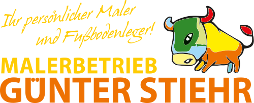 Logo Malerbetrieb Günter Stiehr - Ihr persönlicher Maler und Fußbodenleger!