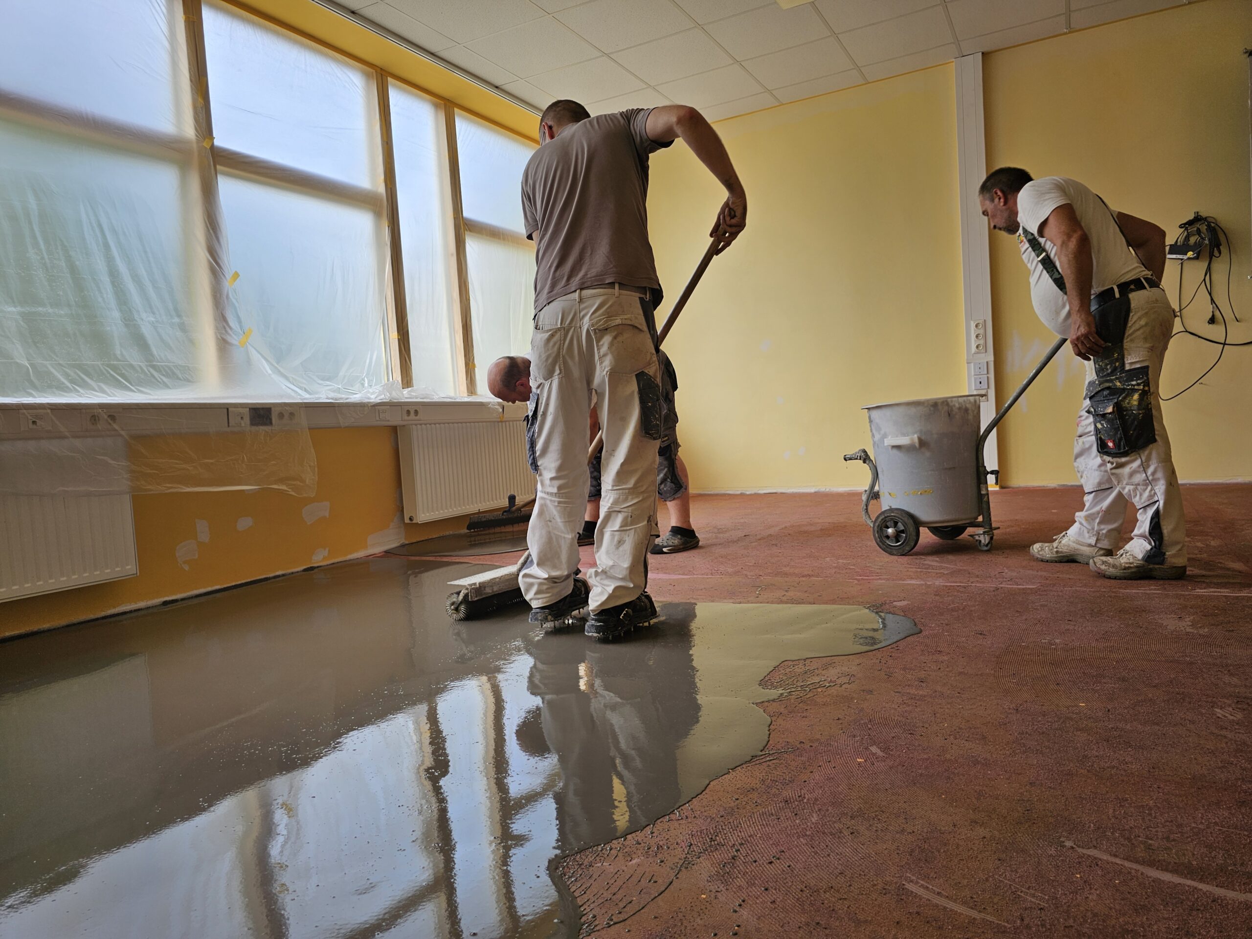 fussbodenlege arbeiten